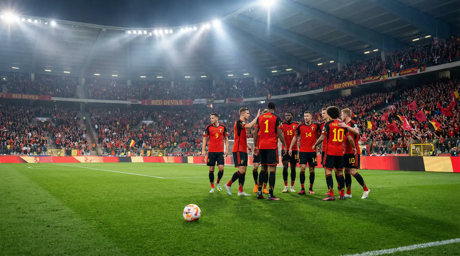 Belgische Fußball-Nationalmannschaft Rote Teufel bei der Weltmeisterschaft 2026