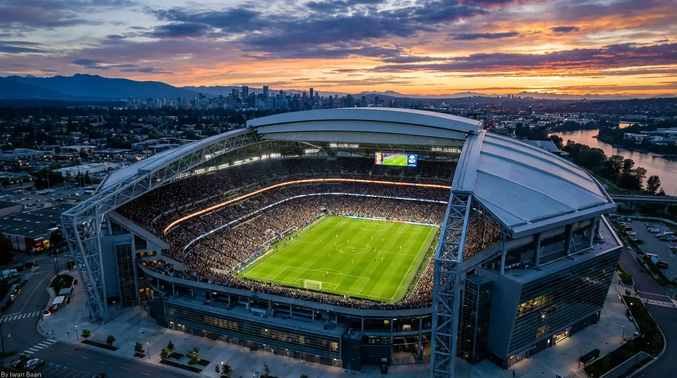 Übersicht der WM 2026 Stadien in Nordamerika mit Blick auf moderne Arenen in USA, Mexiko und Kanada